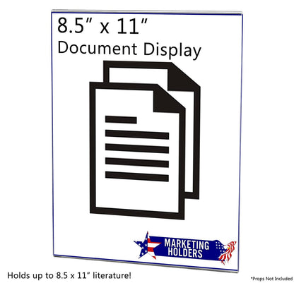 8.5"W x 11"H Wall Sign Sleeve with Velcro