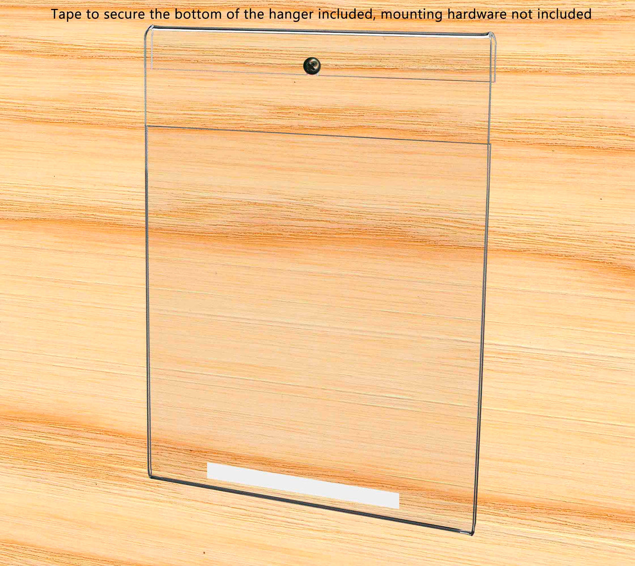 Sign Holder 8.5"W x 11"H Flyer Display with Notched Backside