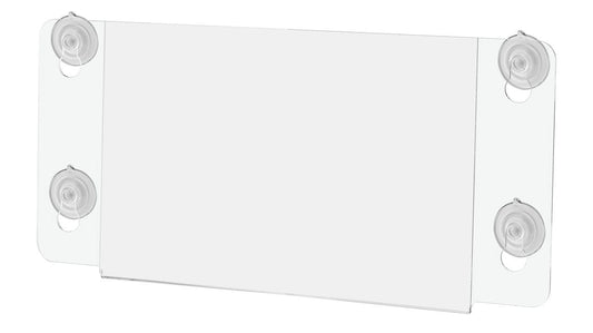 Sign Holder 8.5"W x 5.5"H Double Sided Display with Suction Cups