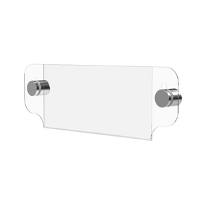 9"W x 4"H Sign Holder with Standoffs Photo Display Wall Frame