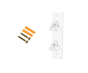 2 Tier Eyewear Display Wall Mount Safety Glasses Rack