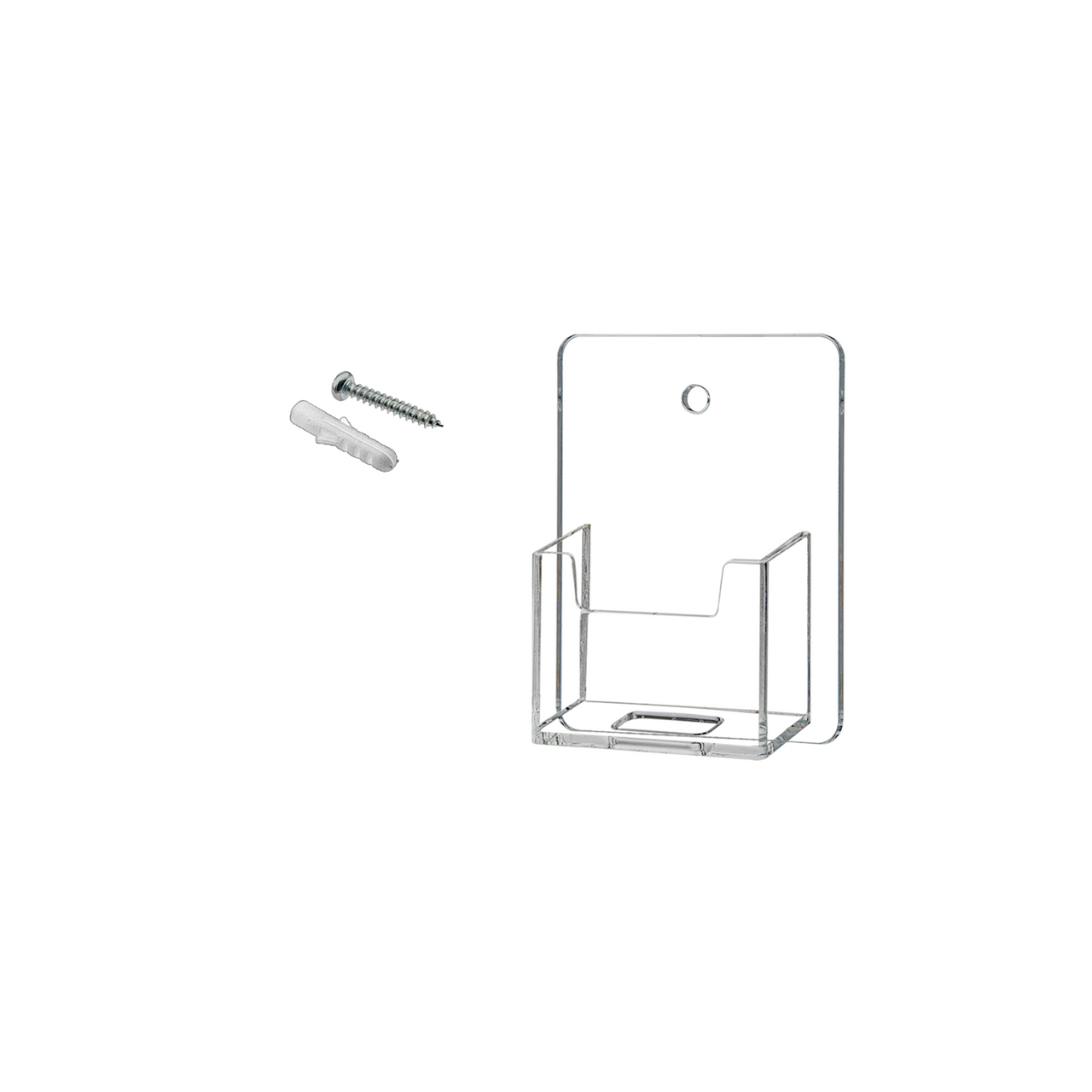 Vertical Business Card Holder Single Pocket Wall Mount