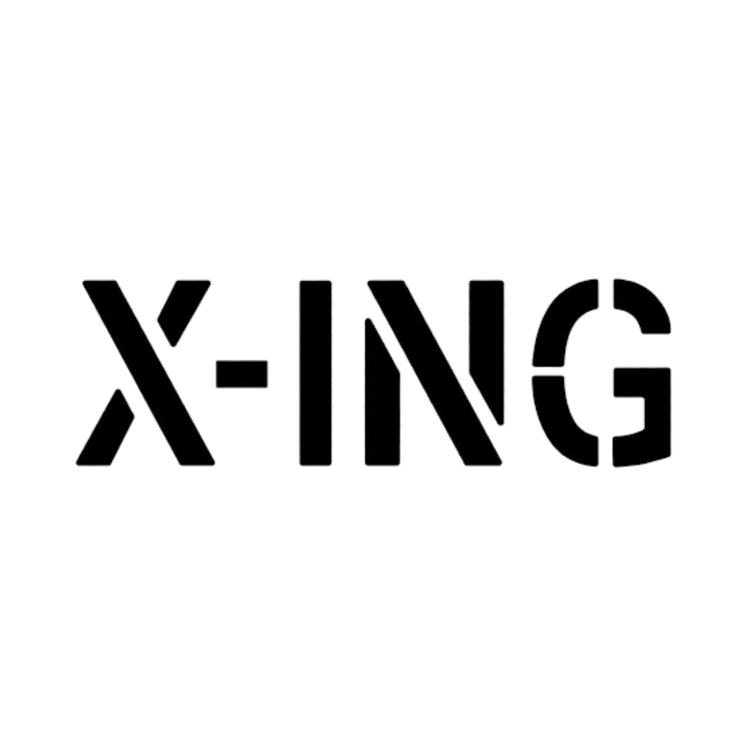 X-ING Stencil 12" Letters for Crosswalks and Driveways