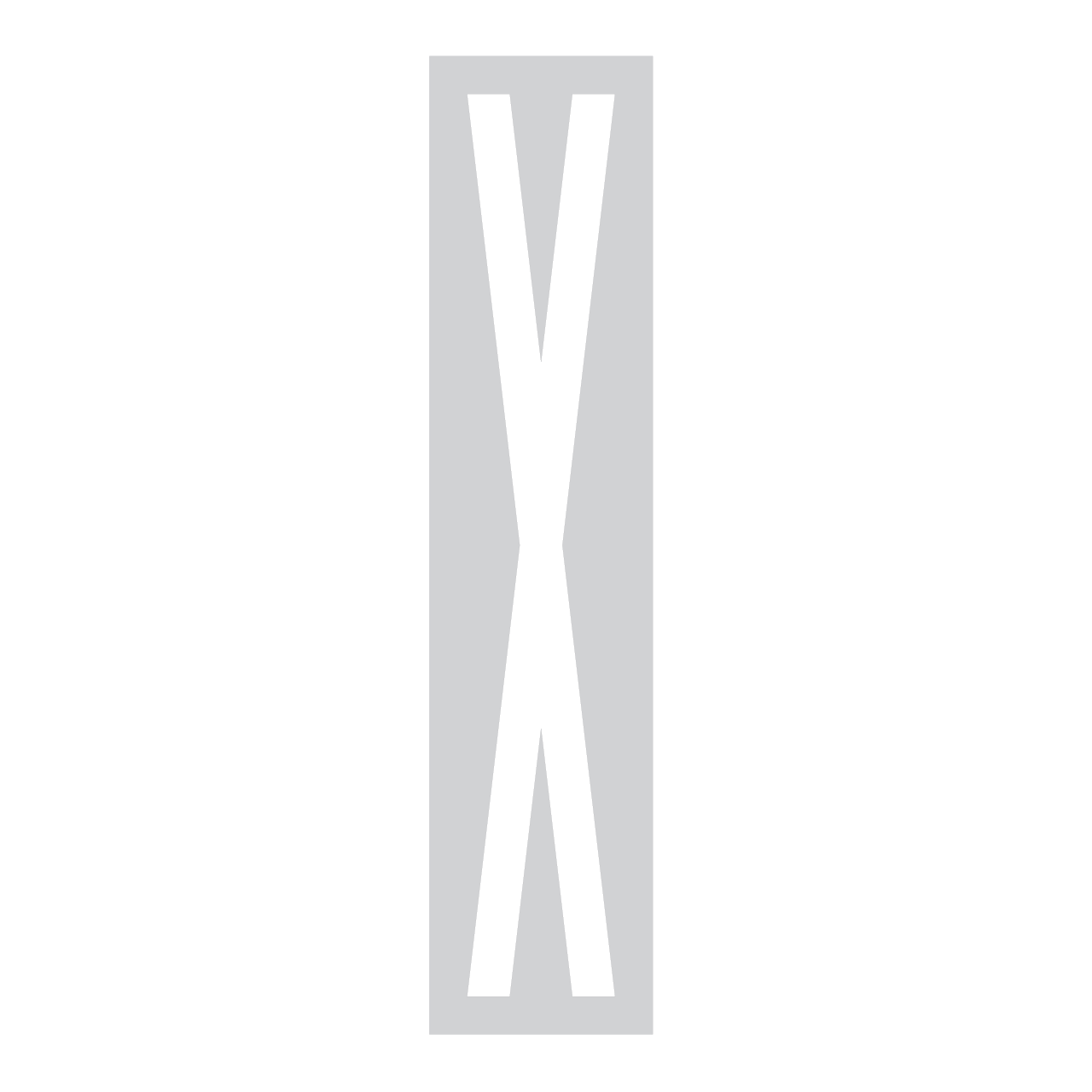 Alphabet Stencil Kit with 26 Pieces for Parking Lots and Schools