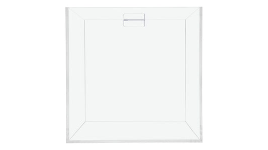 6"W Slatwall Retail Bin Clear Acrylic Merchandise Storage Box