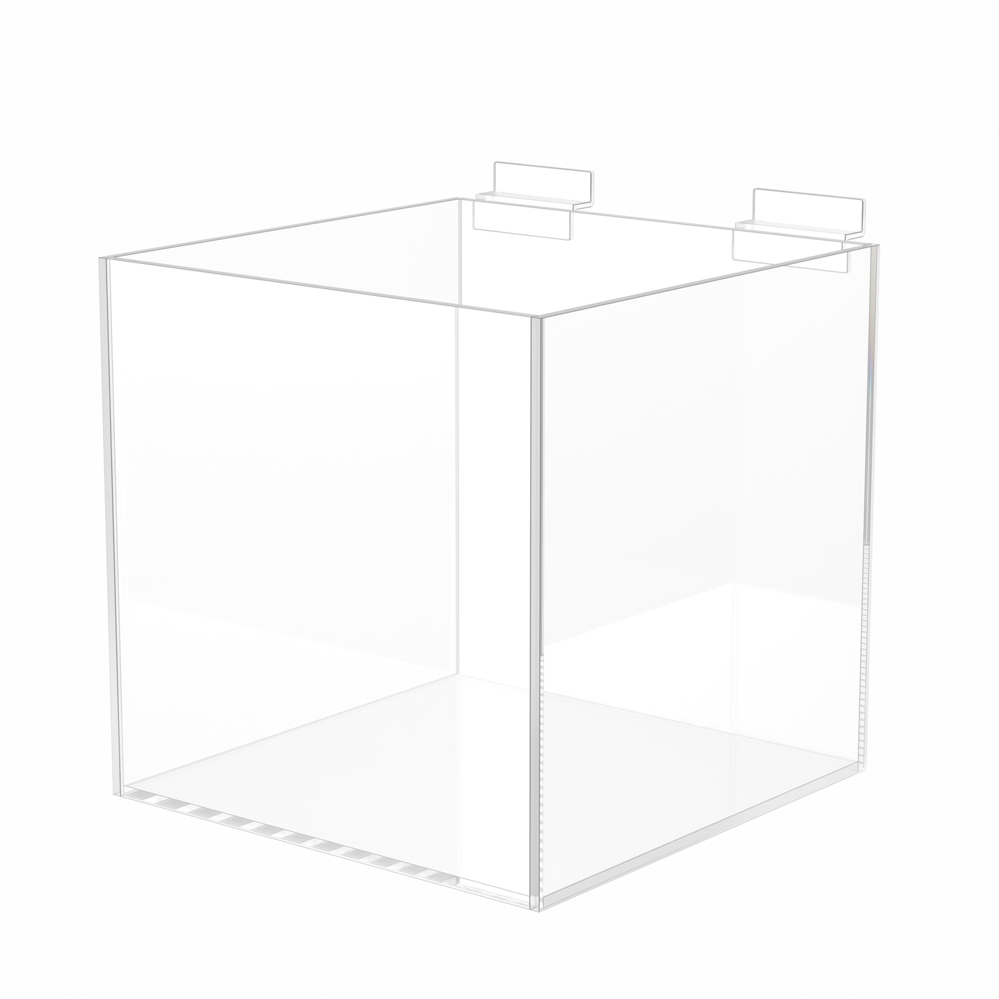 9"W Slatwall Retail Bin Clear Acrylic Merchandise Storage Box