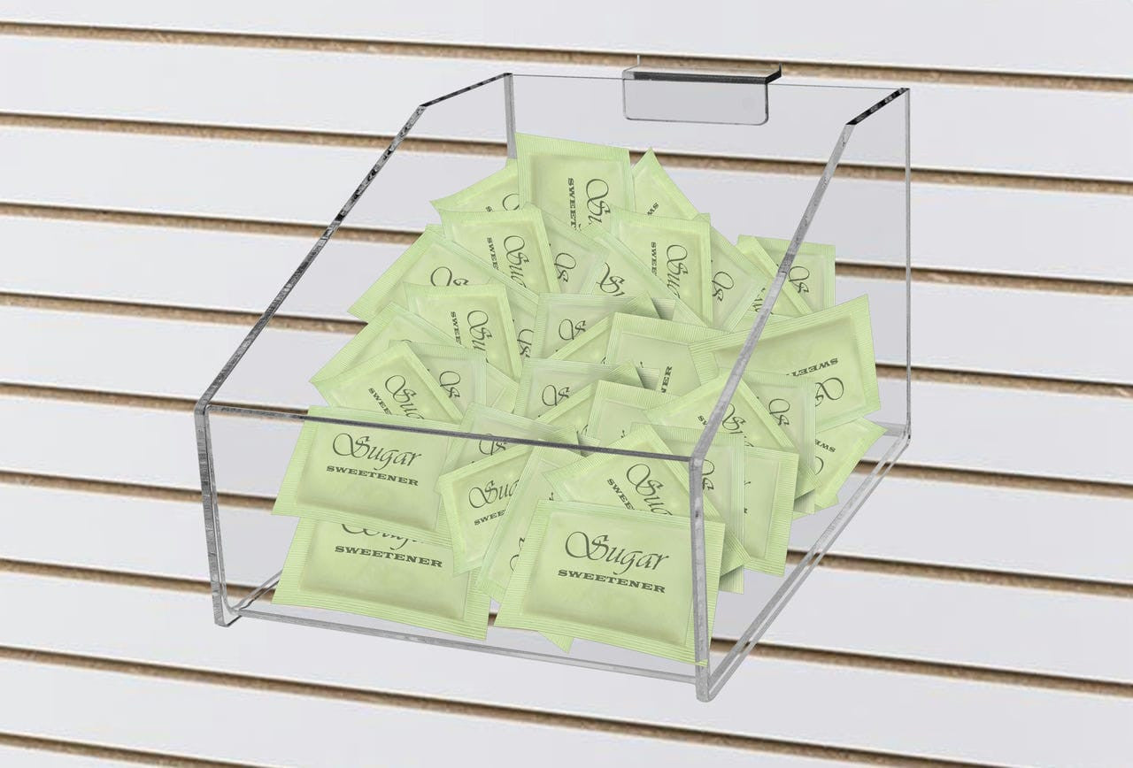 Slatwall CD Display Art Supply Bin 5.75"W Retail Storage