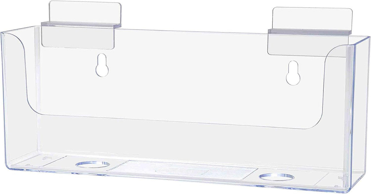 Slatwall 8.5"W Horizontal Bifold Brochure Holder