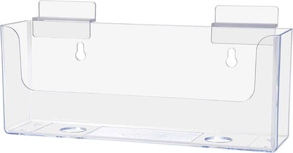 Slatwall 8.5"W Horizontal Bifold Brochure Holder