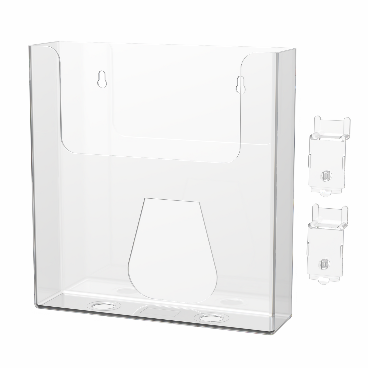 Slatwall 8.5"W Flyer Display Retail Magazine Holder