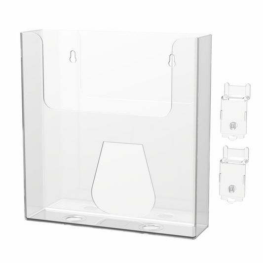 Slatwall 8.5"W Flyer Display Retail Magazine Holder