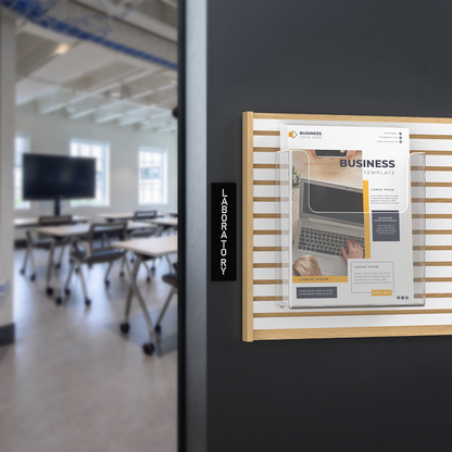 Slatwall 8.5"W Flyer Display Retail Magazine Holder