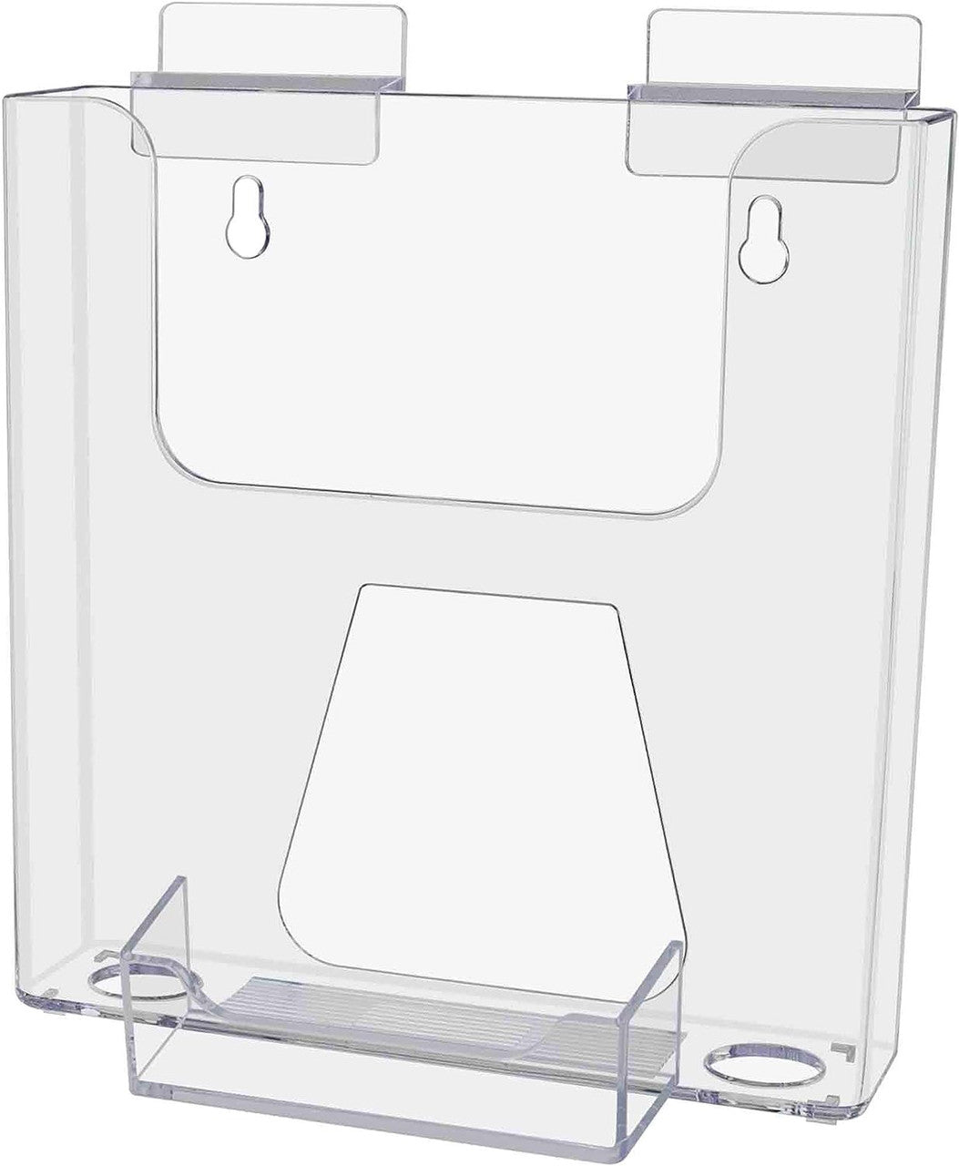 Slatwall 6.5" Advertisement Holder with Business Card Slot