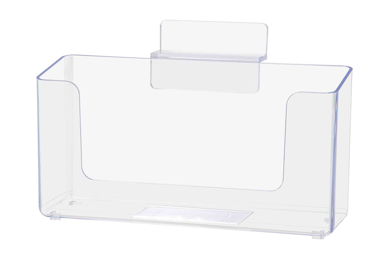 Slatwall 5"W Postcard Holder Brochure Display