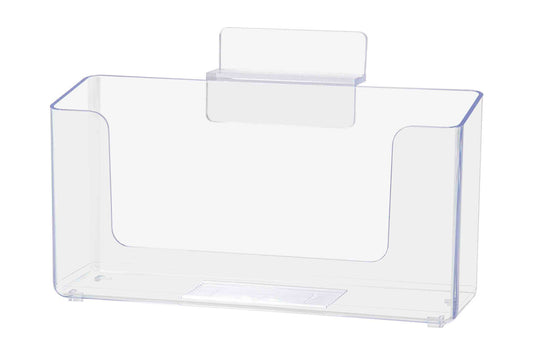 Slatwall 5"W Postcard Holder Brochure Display