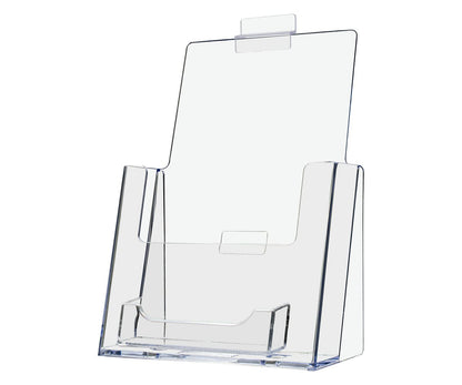 Slatwall 5.5"W Bifold Brochure Holder with Gift Card Pocket