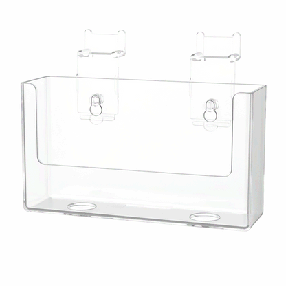 Slatwall 6"W Postcard Bin Literature Display Holder