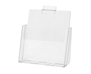 Slatwall 8.5"W Flyer Display Rack Advertisement Holder