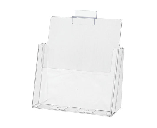 Slatwall 8.5"W Flyer Display Rack Advertisement Holder