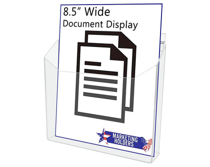 Slatwall 8.5"W Retail Flyer Display Rack