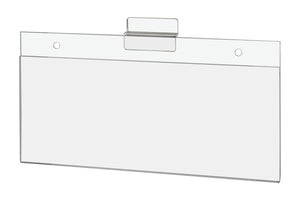10"W x 4"H Slatwall Sign Holder Sales Price Tag Display Frame