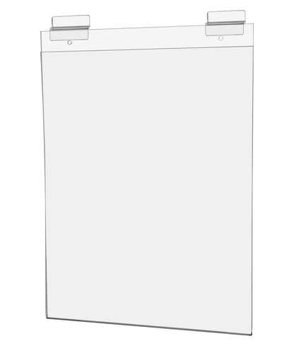 11"W x 14"H Slatwall Sign Holder Poster Display