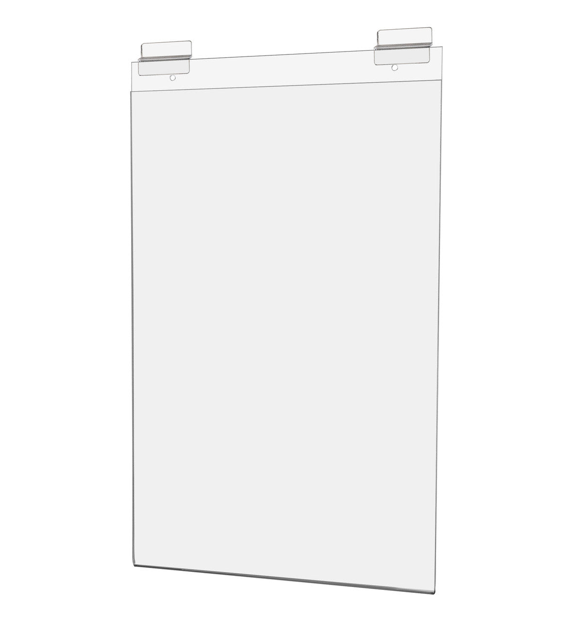 11"W x 17"H Slatwall Sign Holder Poster Display