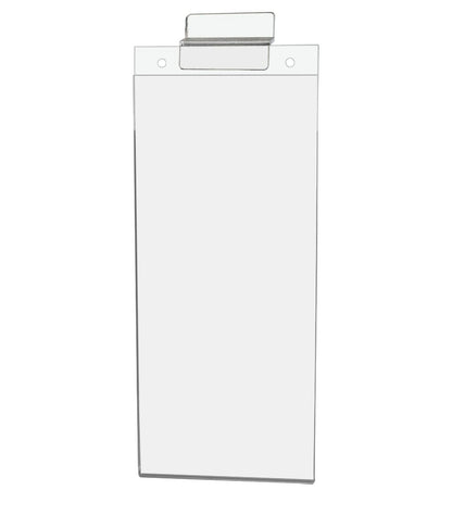 4"W x 9"H Slatwall Sign Holder for Pricing Sales and Specials