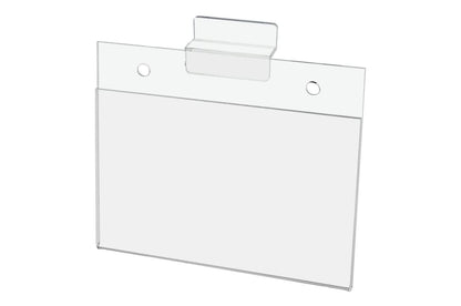 5.5"W x 3.5"H Slatwall Sign Holder for Pricing Sales and Specials