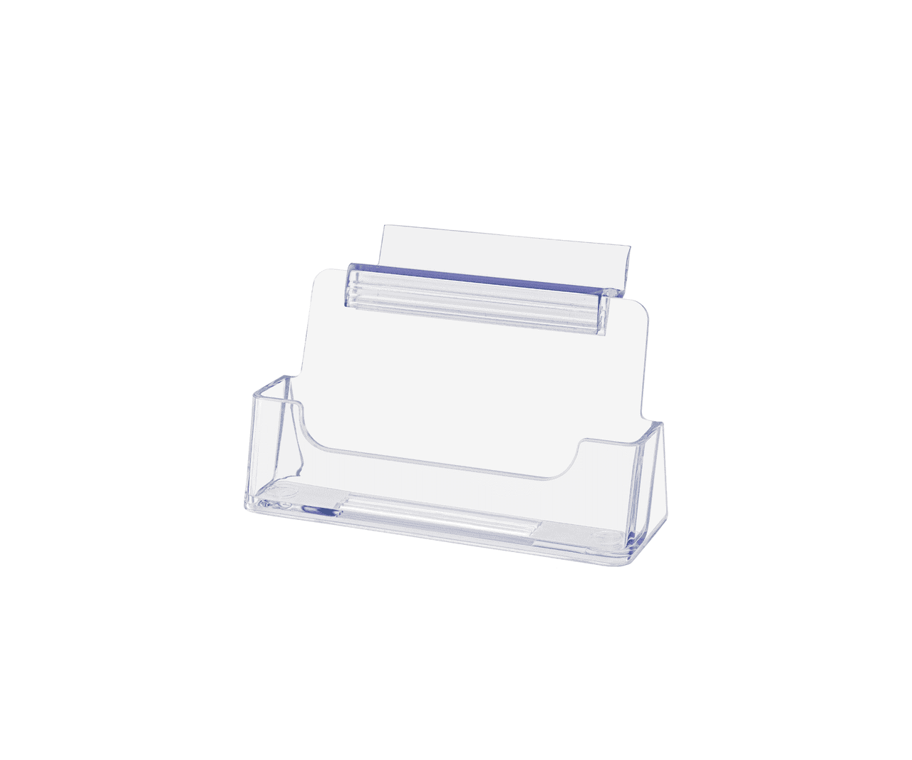 Slatwall Single Pocket Business or Gift Card Holder with Grip