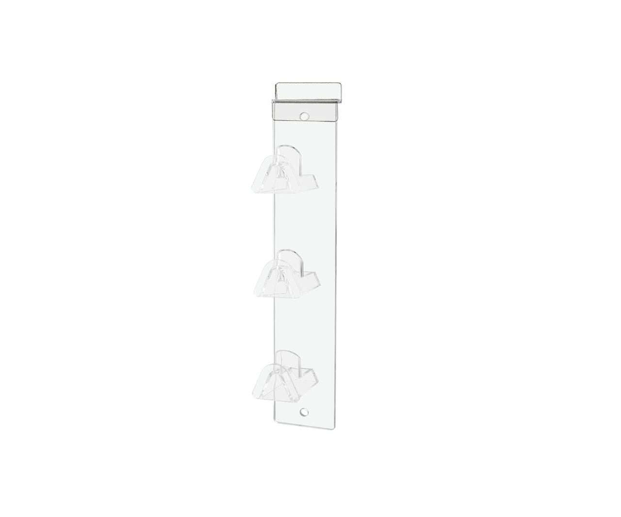 Slatwall Eyewear Holder 3 Tier Hanging Acrylic Rack