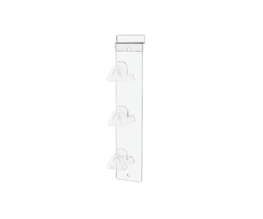 Slatwall Eyewear Holder 3 Tier Hanging Acrylic Rack