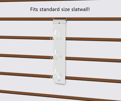 Slatwall Eyewear Holder 3 Tier Hanging Acrylic Rack