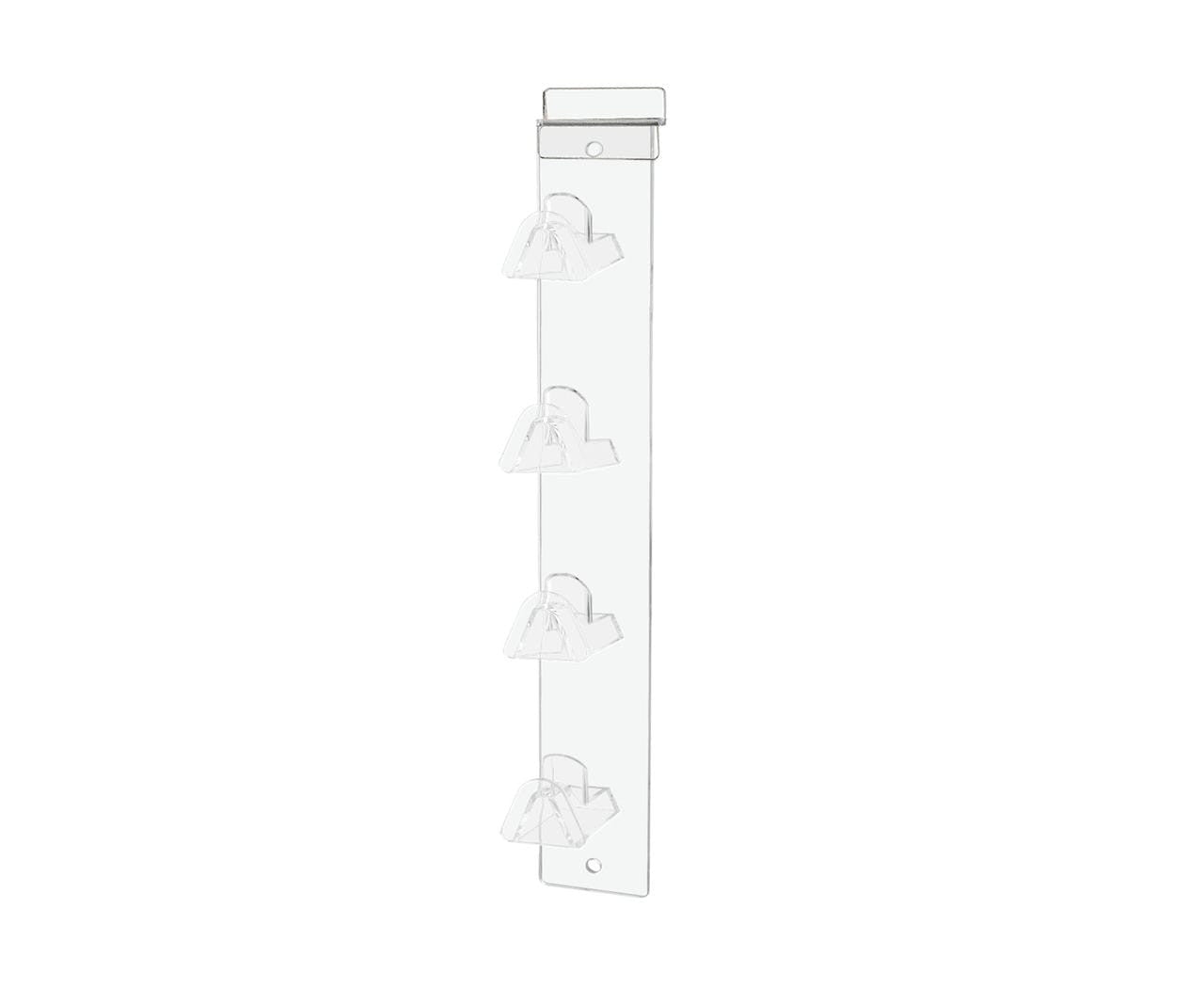 Slatwall Eyewear Holder 4 Tier Hanging Acrylic Rack