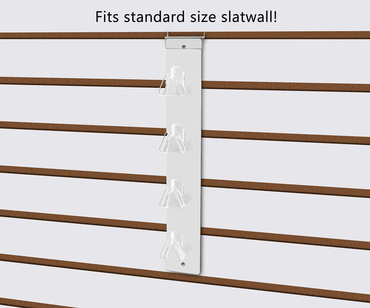 Slatwall Eyewear Holder 4 Tier Hanging Acrylic Rack