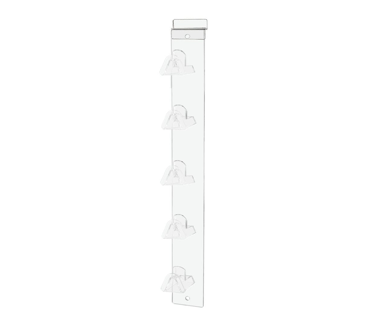 Slatwall Eyewear Holder 5 Tier Hanging Acrylic Rack