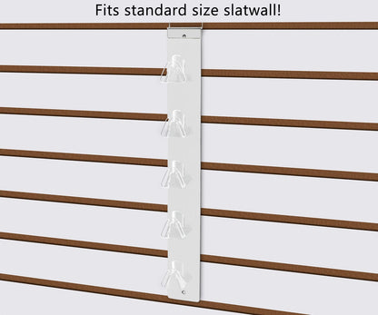 Slatwall Eyewear Holder 5 Tier Hanging Acrylic Rack