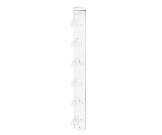 Slatwall Eyewear Holder 6 Tier Hanging Acrylic Rack
