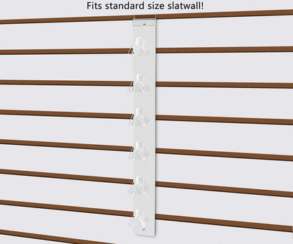 Slatwall Eyewear Holder 6 Tier Hanging Acrylic Rack