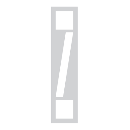 Alphabet Stencil Kit with 26 Pieces for Parking Lots and Schools