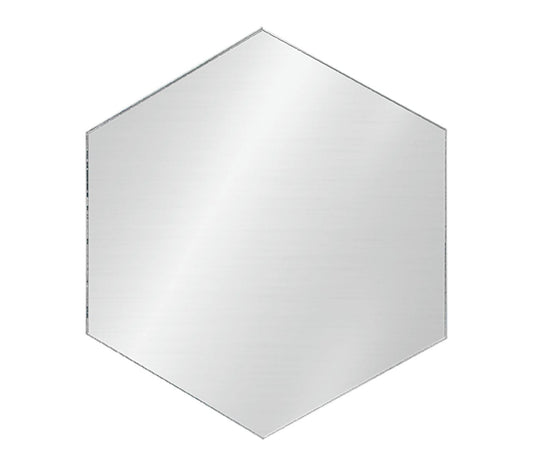 Hexagon Shaped Mirror Acrylic Pieces for Arts and Crafts