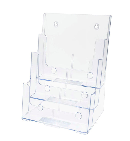 Brochure Holder for Trifolds and Flyers Wall or Countertop