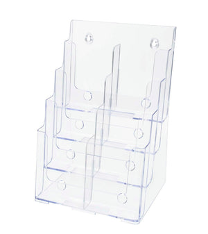 Brochure Holder for Trifolds and Magazines Countertop or Wall