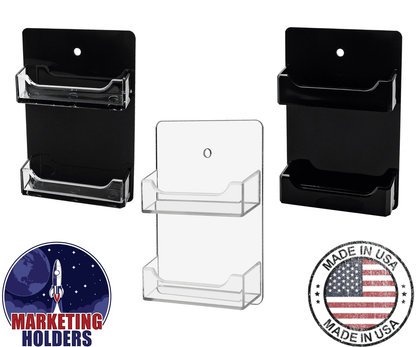 2 Pocket Hanging Business Card Holder