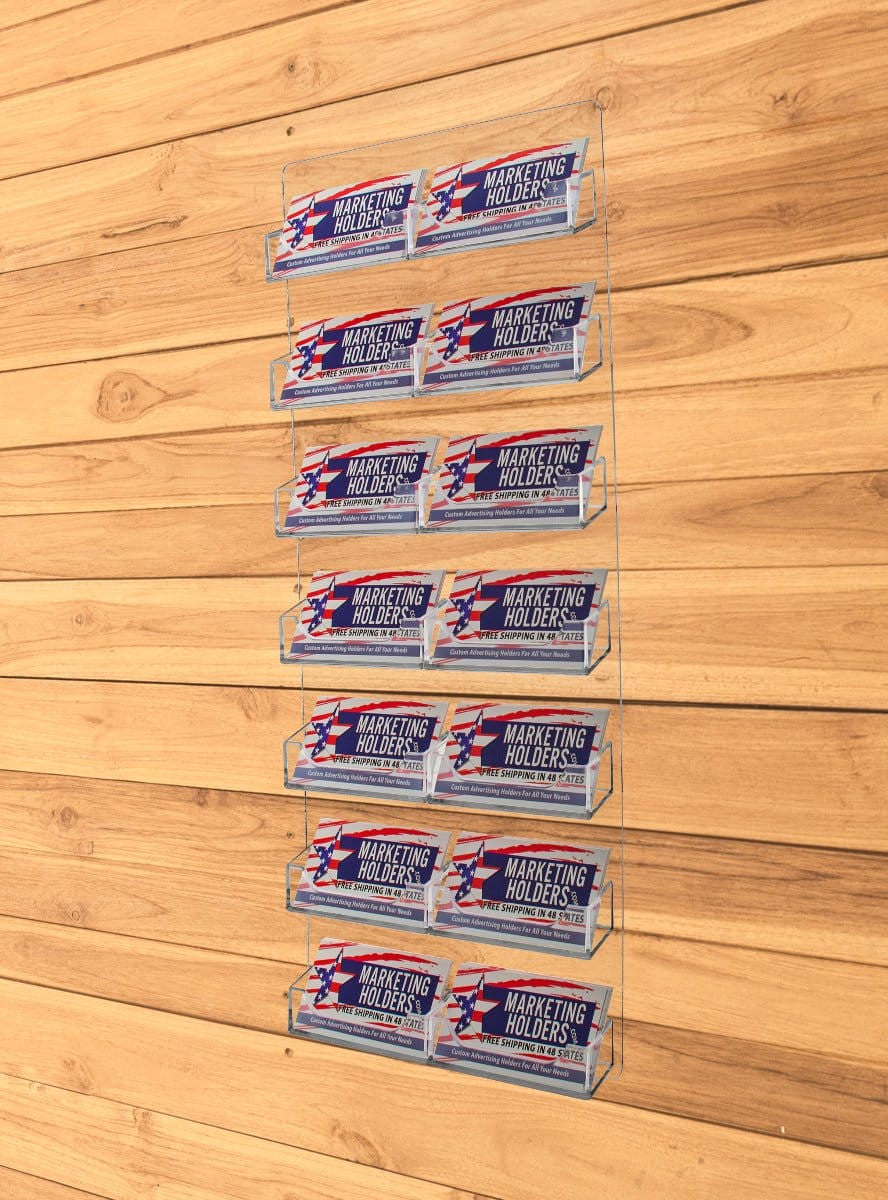14 Pocket Hanging Business Card Holder