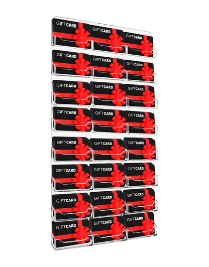 24 Pocket Wall Mount Business and Gift Card Holder