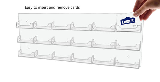 18 Pocket Hanging Business and Gift Card Holder