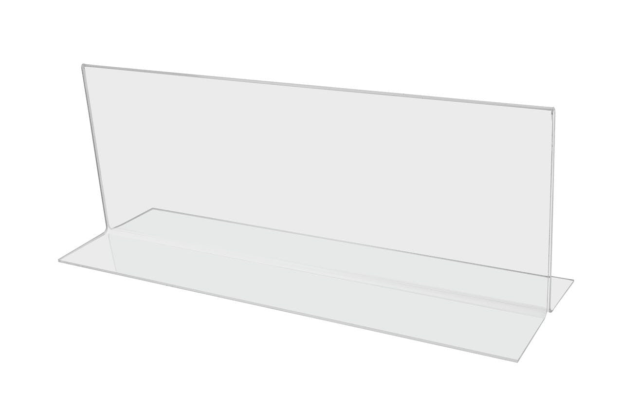 Bottom-Load Table Tent Sign Holder - 11"W x 4"H