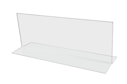 Bottom-Load Table Tent Sign Holder - 11"W x 4"H