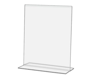 Bottom-Load Table Tent Sign Holder - 4"W x 5"H